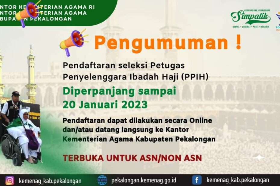 Cara Daftar Petugas Haji: Persyaratan Dan Prosedur Yang Harus Dipenuhi ...